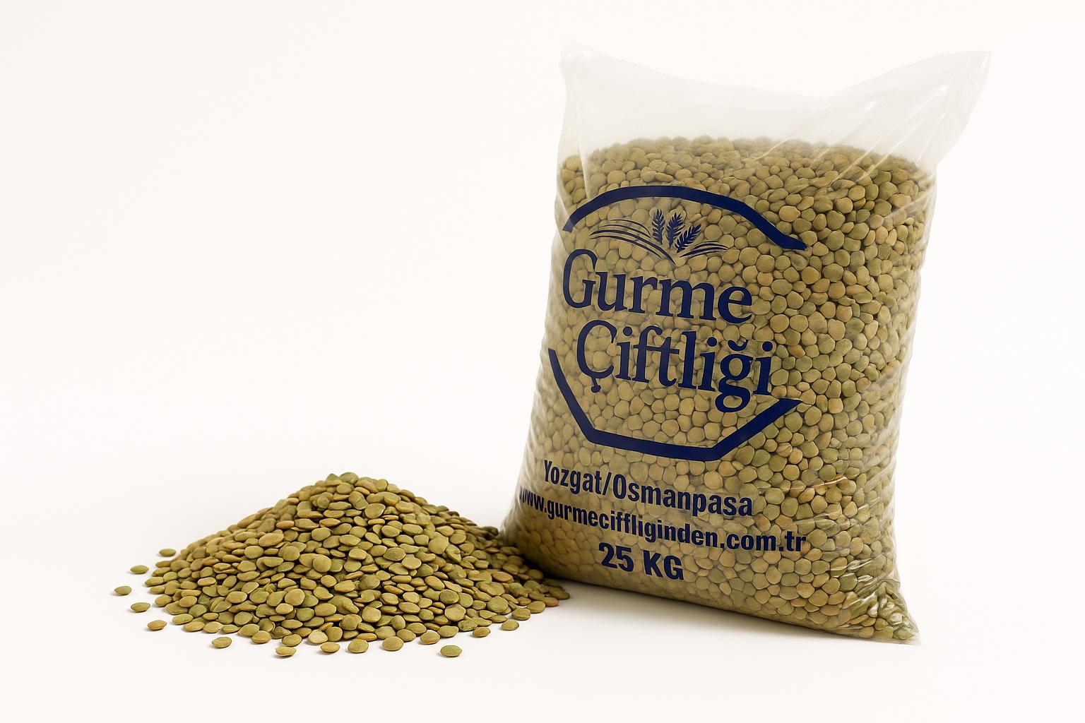 YEŞİL MERCİMEK 25 KG